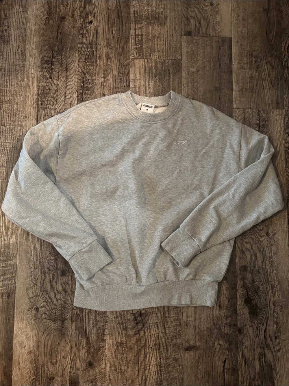 Gymshark Women’s Crewneck Sweatshirt - Light Grey - Size Medium